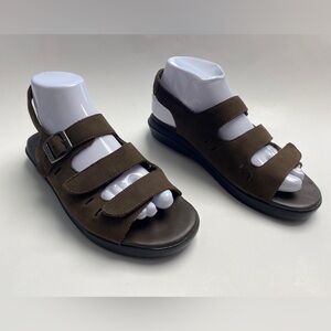 Propet W0001 Breeze Walker Sandal, Dusty Taupe Nubuck US Women's 7 -1/2 S 4A